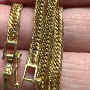 Anklet Kihei Japan K18 Gold 24cm in 6.4g